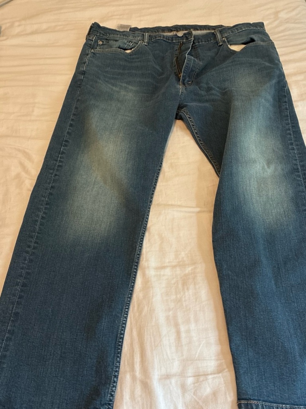 Levi's Men's Dark Blue Straight Jeans